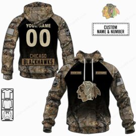 LN-YN_NHLCM007_Chicago Blackhawks Hunting Camo Shirts (1)