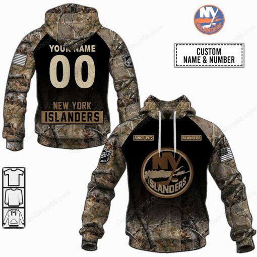 LN-YN_NHLCM018_New York Islanders Hunting Camo Shirts (1)