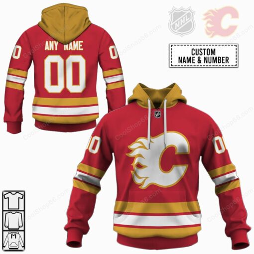 LN-YN_NHLHOM005_Calgary Flames Home Jersey Style Shirts (8)