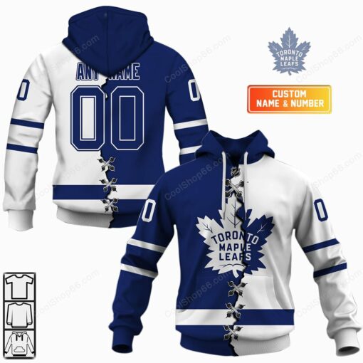 LN-YN_NHLMI031_Toronto Maple Leafs Mix Jersey Style Shirts (1)